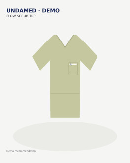 FLOW SCRUB TOP - DEMO