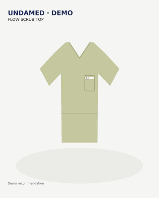 FLOW SCRUB TOP - DEMO